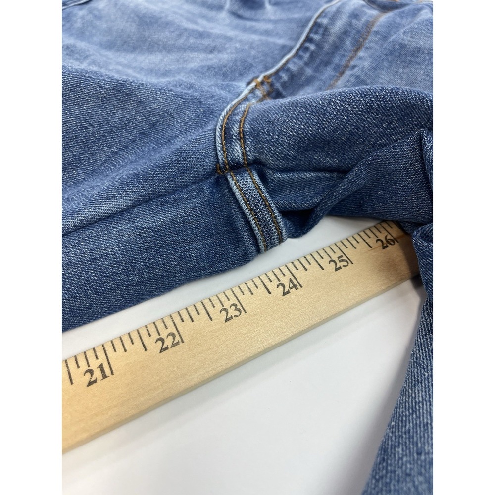 Judy Blue Jeans Retro Wide Leg Size 11/30 Raw Hem Distressed JB82636 Cropped - Picture 7 of 11